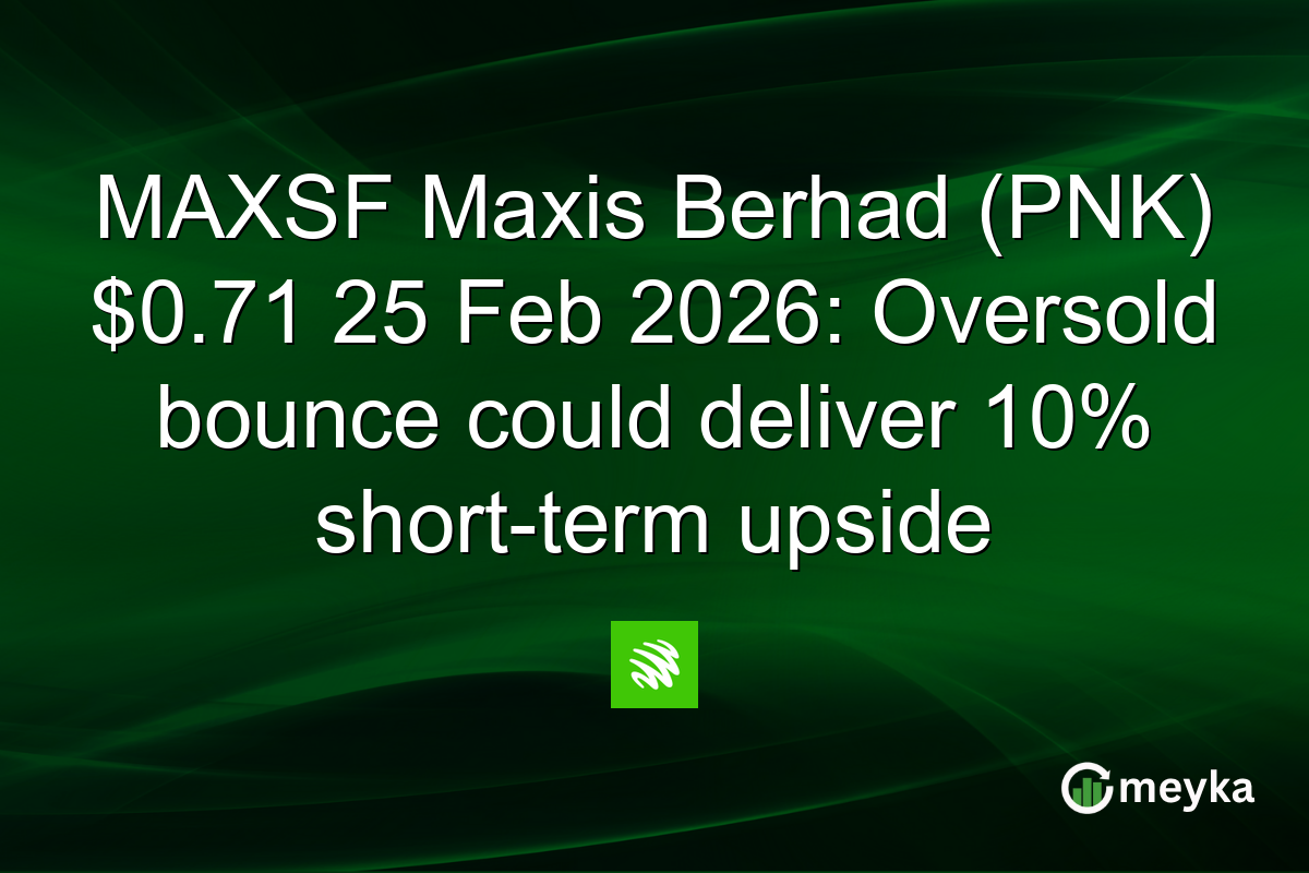 MAXSF Maxis Berhad (PNK) $0.71 25 Feb 2026: Oversold bounce could deliver 10% short-term upside