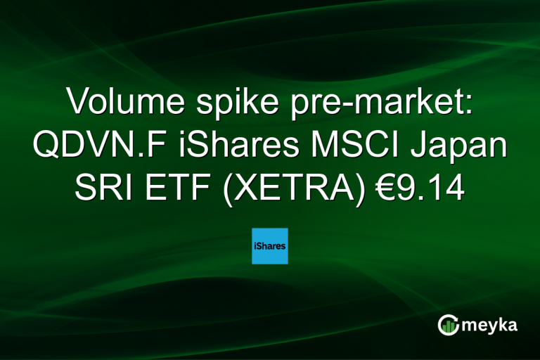Volume spike pre-market: QDVN.F iShares MSCI Japan SRI ETF (XETRA) €9.14