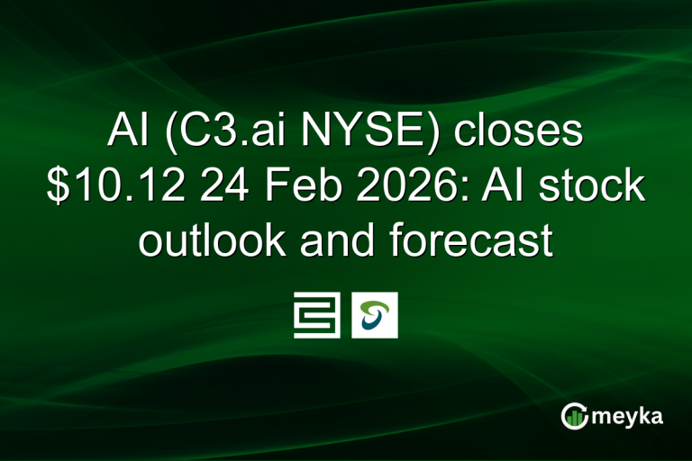AI (C3.ai NYSE) closes $10.12 24 Feb 2026: AI stock outlook and forecast