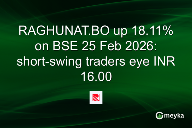 RAGHUNAT.BO up 18.11% on BSE 25 Feb 2026: short-swing traders eye INR 16.00
