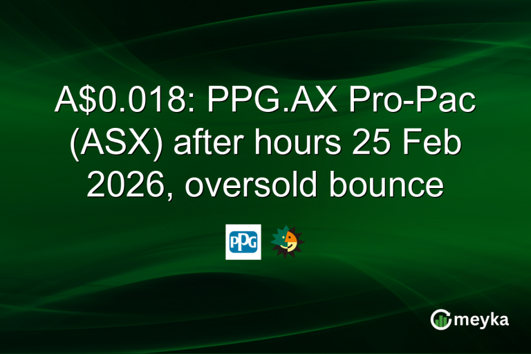 A$0.018: PPG.AX Pro-Pac (ASX) after hours 25 Feb 2026, oversold bounce