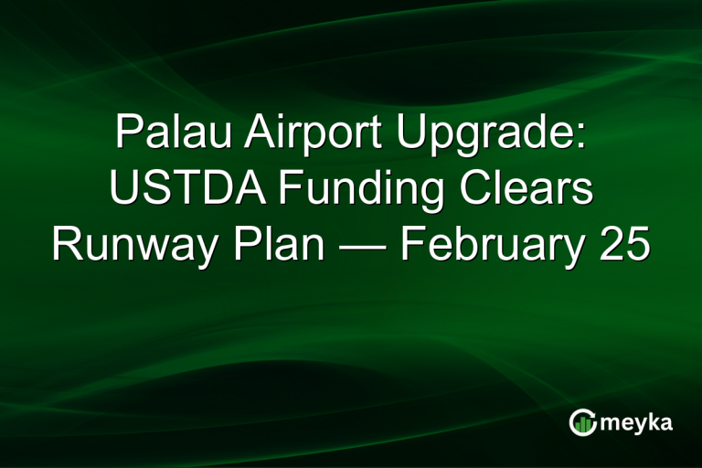 Palau Airport Upgrade: USTDA Funding Clears Runway Plan — February 25