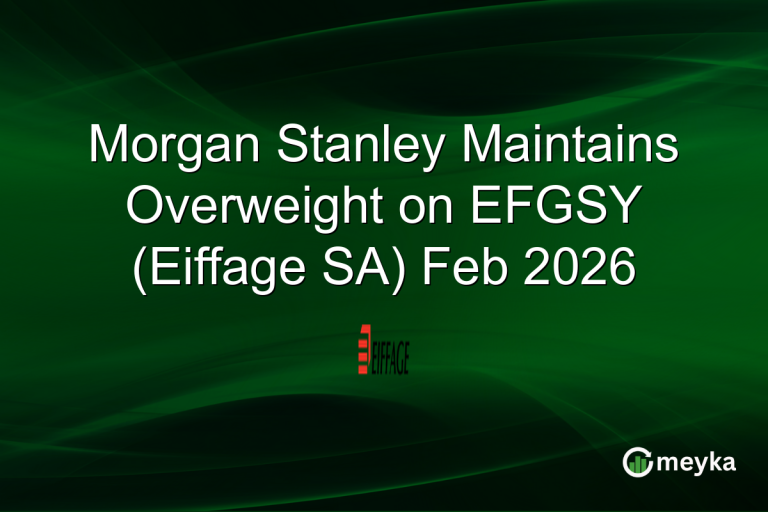 Morgan Stanley Maintains Overweight on EFGSY (Eiffage SA) Feb 2026