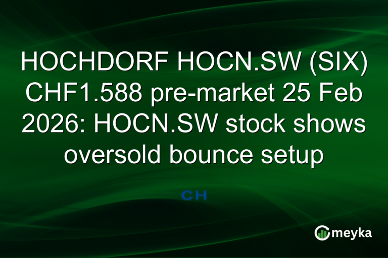 HOCHDORF HOCN.SW (SIX) CHF1.588 pre-market 25 Feb 2026: HOCN.SW stock shows oversold bounce setup