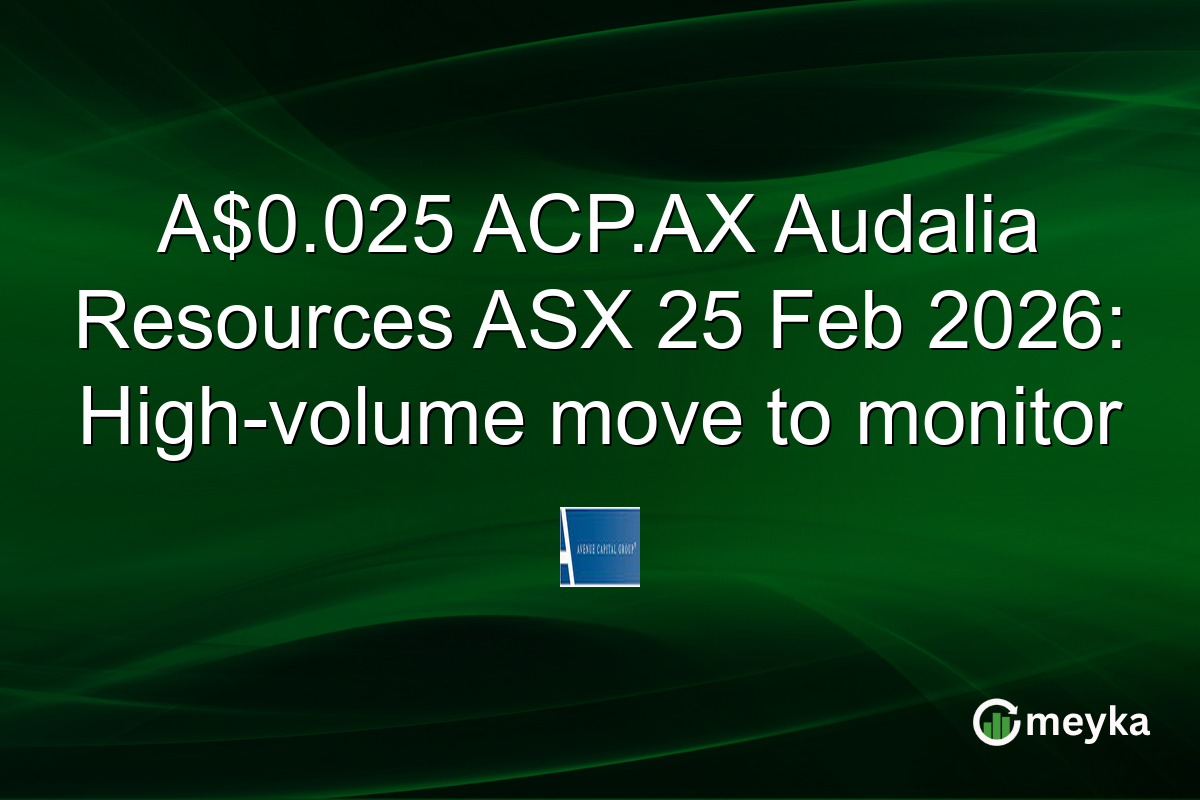 A$0.025 ACP.AX Audalia Resources ASX 25 Feb 2026: High-volume move to monitor