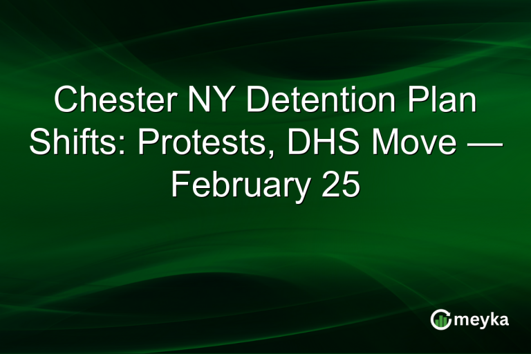 Chester NY Detention Plan Shifts: Protests, DHS Move — February 25