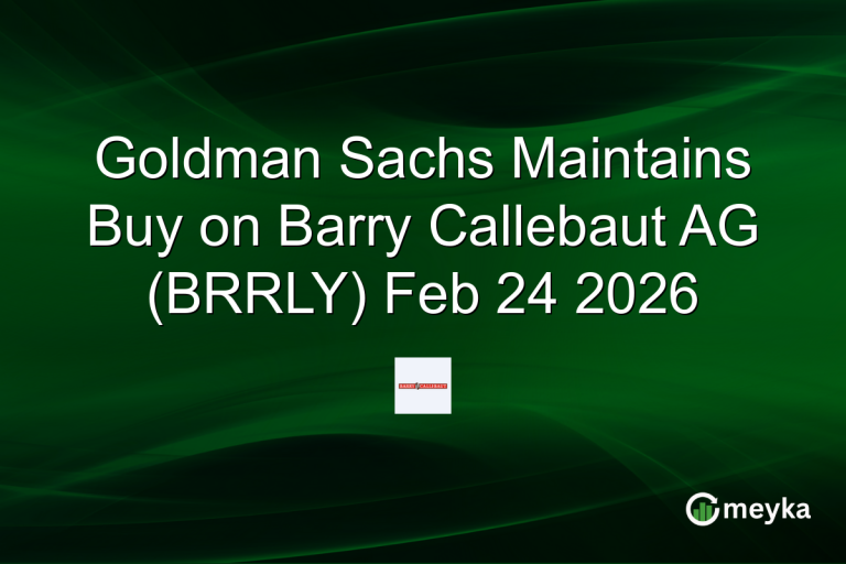 Goldman Sachs Maintains Buy on Barry Callebaut AG (BRRLY) Feb 24 2026