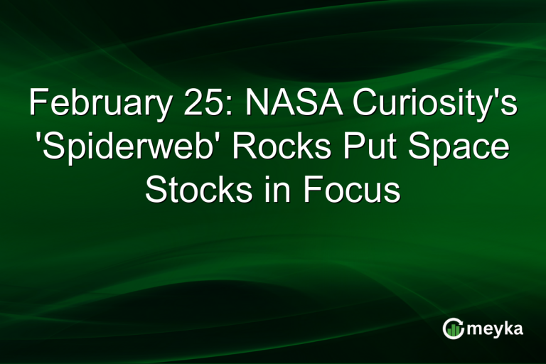 February 25: NASA Curiosity's 'Spiderweb' Rocks Put Space Stocks in Focus