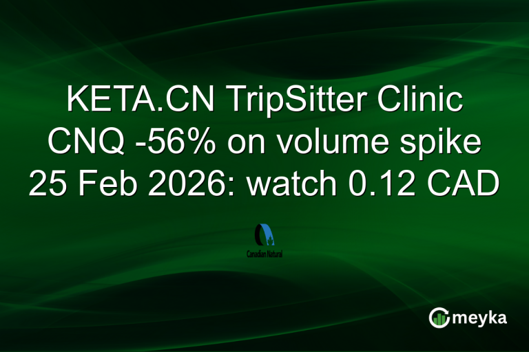 KETA.CN TripSitter Clinic CNQ -56% on volume spike 25 Feb 2026: watch 0.12 CAD