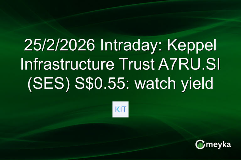 25/2/2026 Intraday: Keppel Infrastructure Trust A7RU.SI (SES) S$0.55: watch yield
