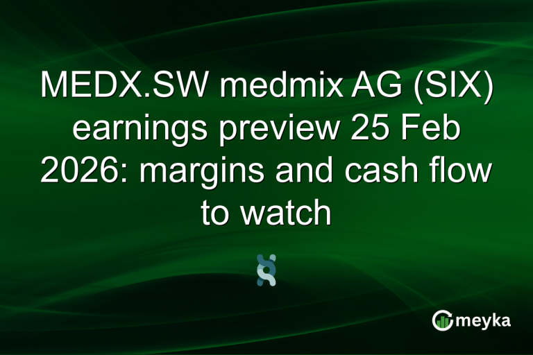 MEDX.SW medmix AG (SIX) earnings preview 25 Feb 2026: margins and cash flow to watch