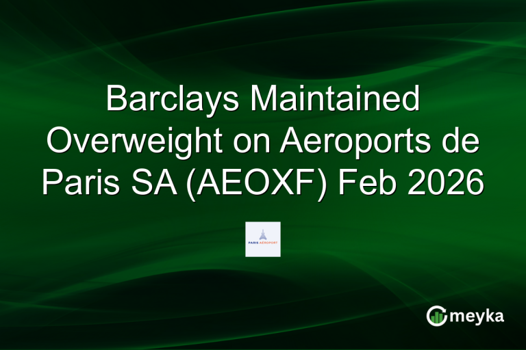 Barclays Maintained Overweight on Aeroports de Paris SA (AEOXF) Feb 2026