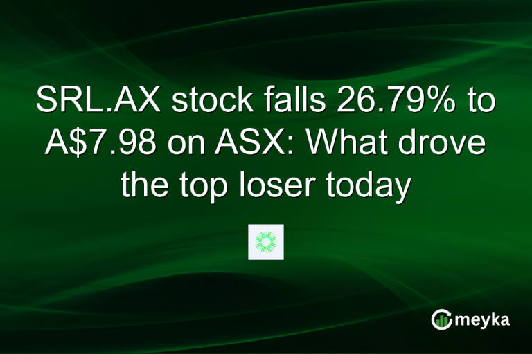 SRL.AX stock falls 26.79% to A$7.98 on ASX: What drove the top loser today
