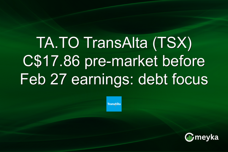 TA.TO TransAlta (TSX) C$17.86 pre-market before Feb 27 earnings: debt focus