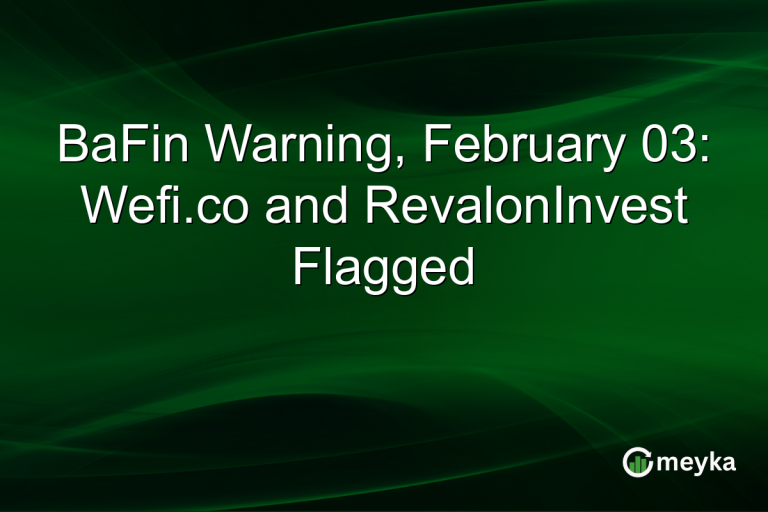 BaFin Warning, February 03: Wefi.co and RevalonInvest Flagged