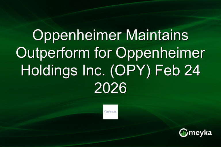Oppenheimer Maintains Outperform for Oppenheimer Holdings Inc. (OPY) Feb 24 2026