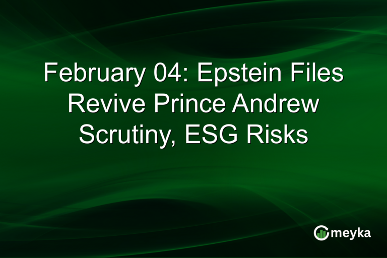 February 04: Epstein Files Revive Prince Andrew Scrutiny, ESG Risks