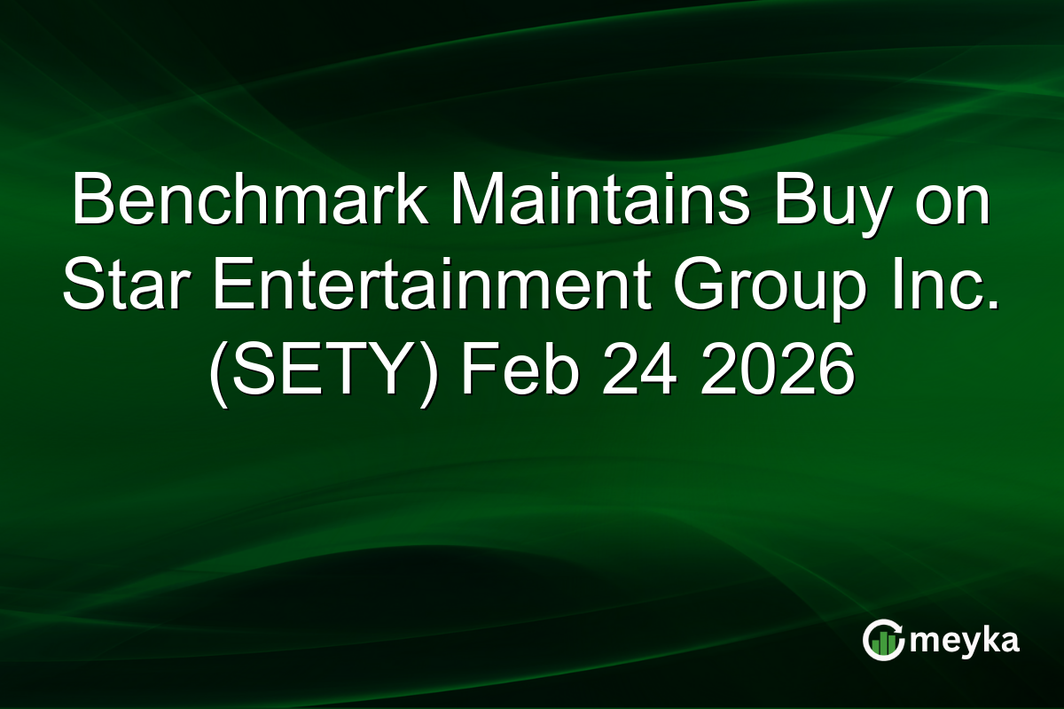 Benchmark Maintains Buy on Star Entertainment Group Inc. (SETY) Feb 24 2026