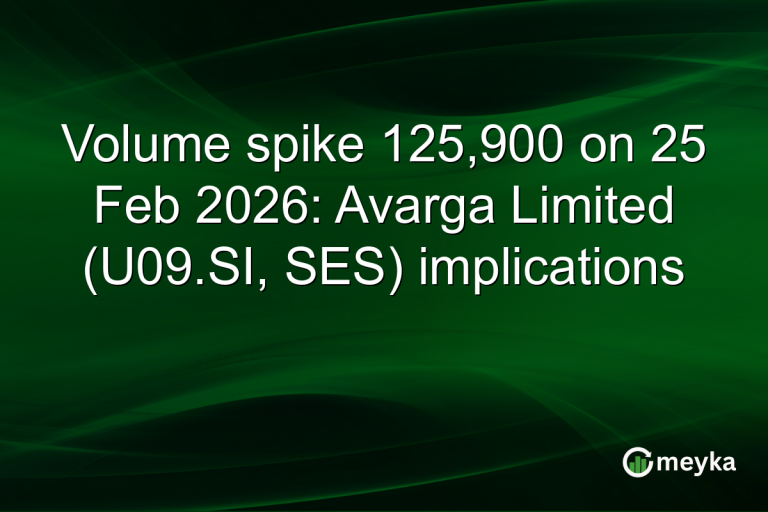 Volume spike 125,900 on 25 Feb 2026: Avarga Limited (U09.SI, SES) implications