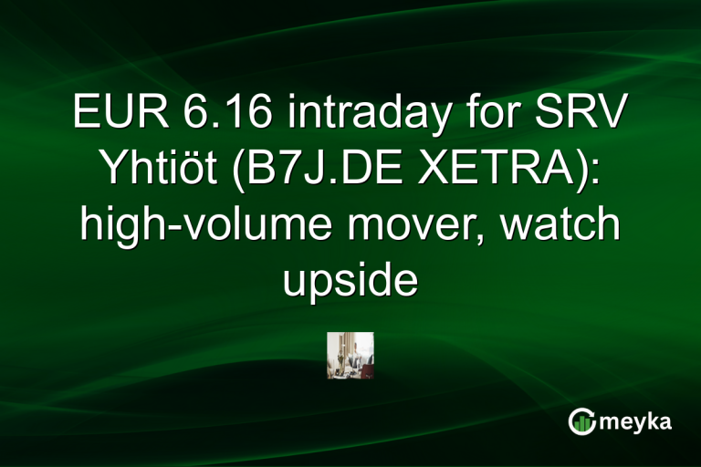 EUR 6.16 intraday for SRV Yhtiöt (B7J.DE XETRA): high-volume mover, watch upside