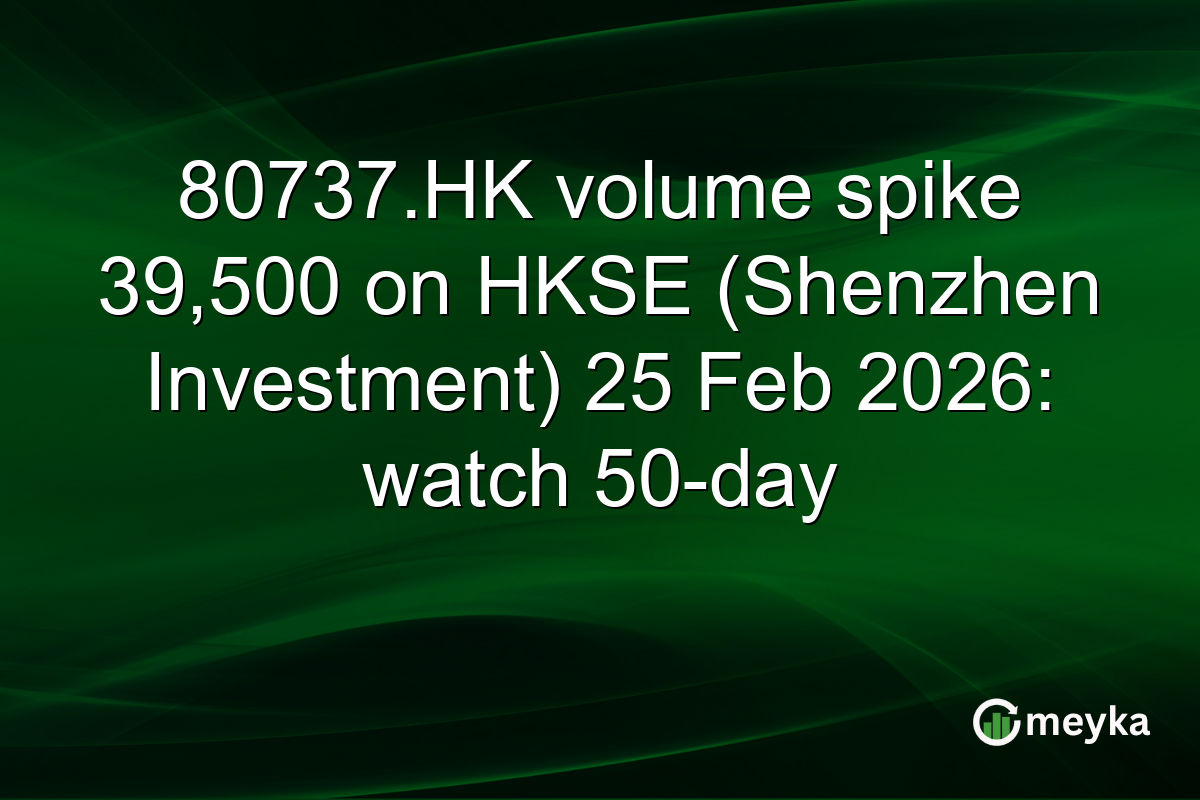 80737.HK volume spike 39,500 on HKSE (Shenzhen Investment) 25 Feb 2026: watch 50-day