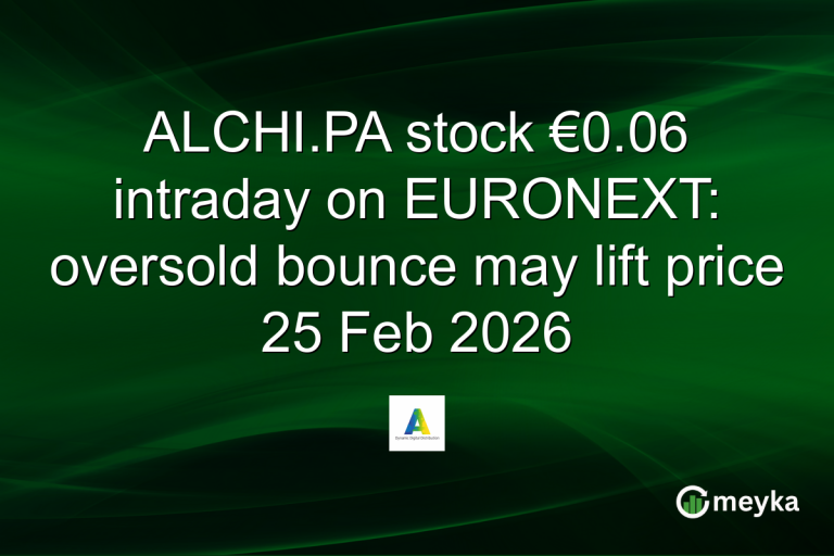ALCHI.PA stock €0.06 intraday on EURONEXT: oversold bounce may lift price 25 Feb 2026