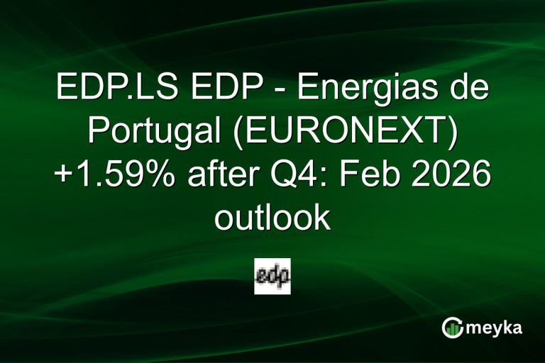 EDP.LS EDP - Energias de Portugal (EURONEXT) +1.59% after Q4: Feb 2026 outlook