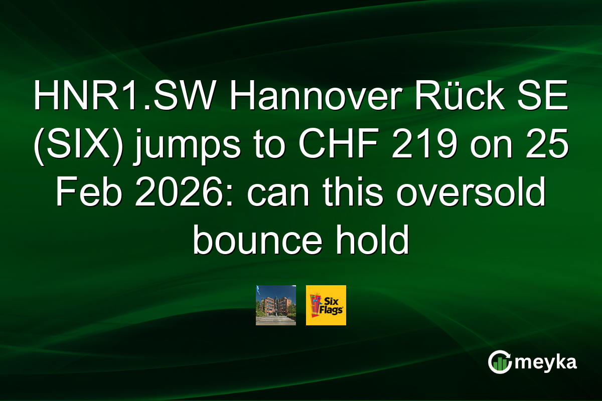 HNR1.SW Hannover Rück SE (SIX) jumps to CHF 219 on 25 Feb 2026: can this oversold bounce hold
