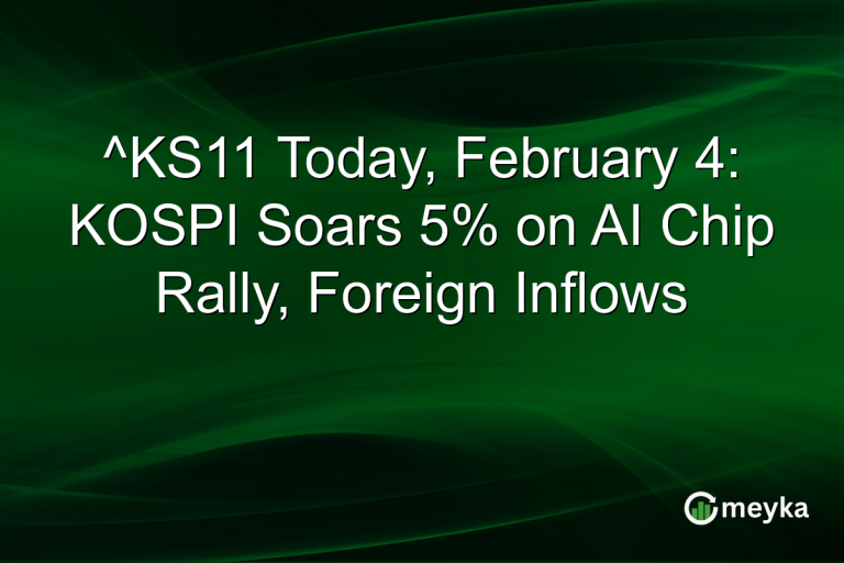 ^KS11 Today, February 4: KOSPI Soars 5% on AI Chip Rally, Foreign Inflows