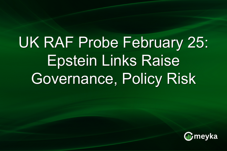 UK RAF Probe February 25: Epstein Links Raise Governance, Policy Risk