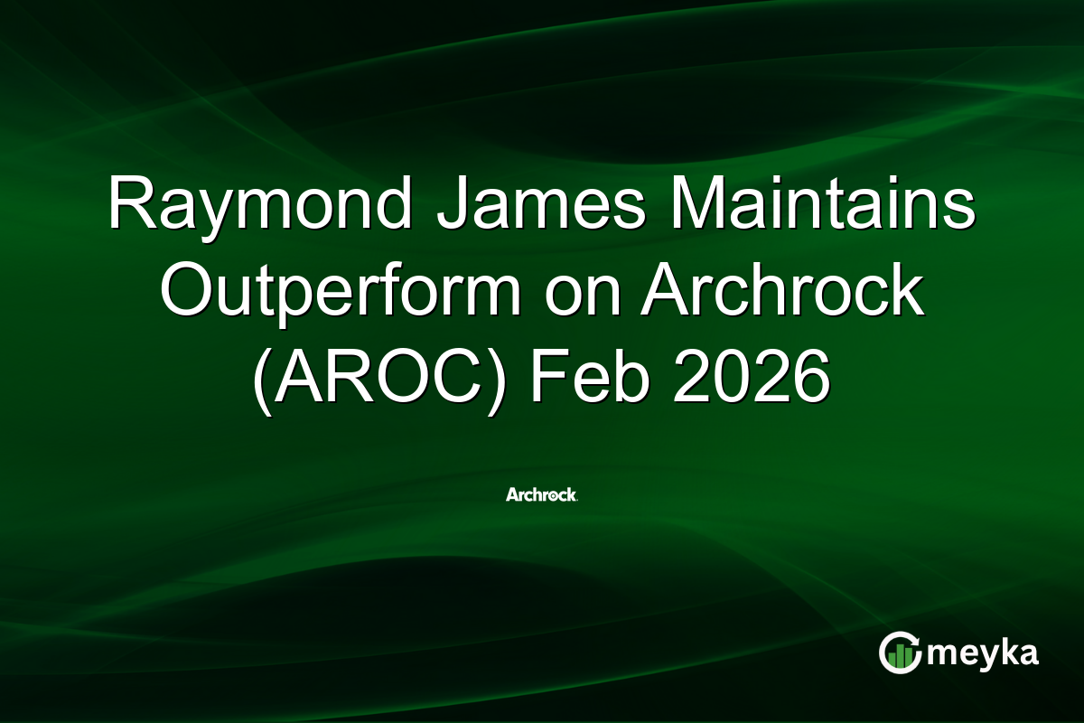 Raymond James Maintains Outperform on Archrock (AROC) Feb 2026