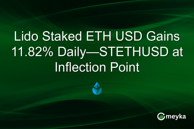 Lido Staked ETH USD Gains 11.82% Daily—STETHUSD at Inflection Point