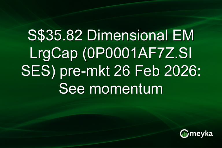 S$35.82 Dimensional EM LrgCap (0P0001AF7Z.SI SES) pre-mkt 26 Feb 2026: See momentum