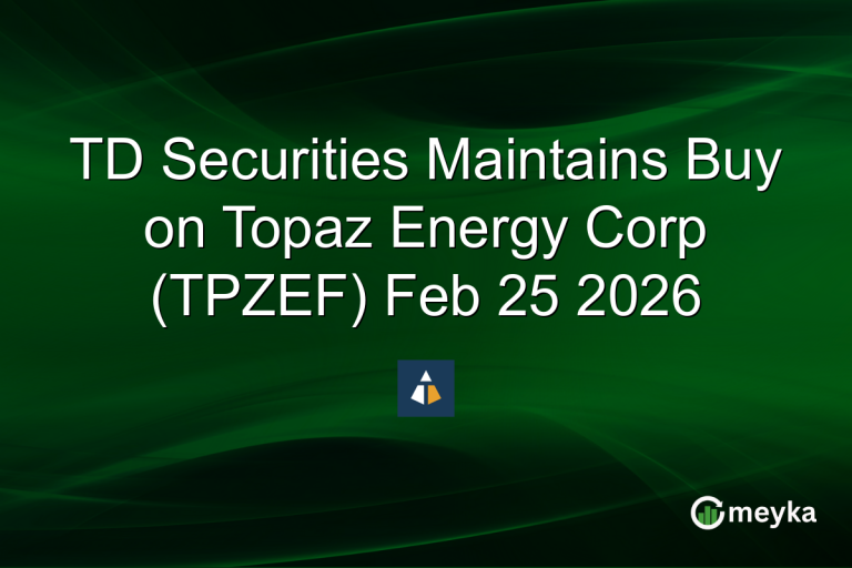 TD Securities Maintains Buy on Topaz Energy Corp (TPZEF) Feb 25 2026