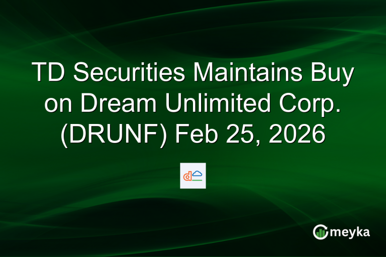 TD Securities Maintains Buy on Dream Unlimited Corp. (DRUNF) Feb 25, 2026