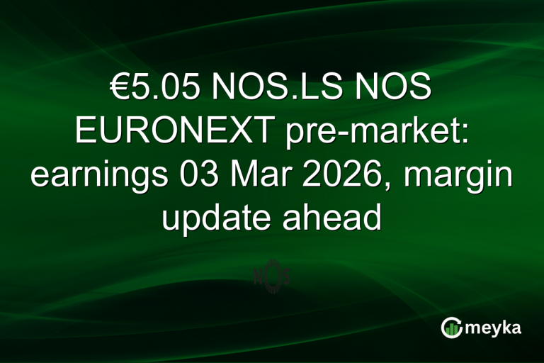 €5.05 NOS.LS NOS EURONEXT pre-market: earnings 03 Mar 2026, margin update ahead