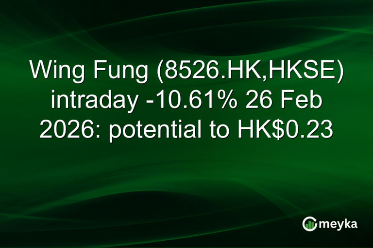 Wing Fung (8526.HK,HKSE) intraday -10.61% 26 Feb 2026: potential to HK$0.23