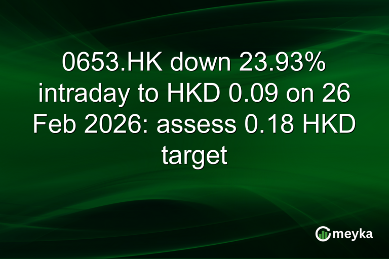 0653.HK down 23.93% intraday to HKD 0.09 on 26 Feb 2026: assess 0.18 HKD target
