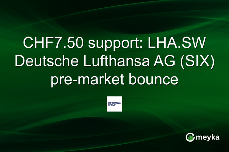 CHF7.50 support: LHA.SW Deutsche Lufthansa AG (SIX) pre-market bounce