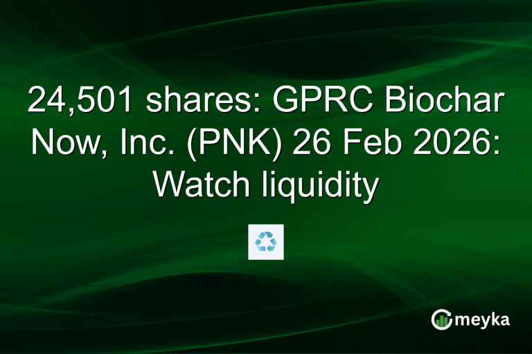 24,501 shares: GPRC Biochar Now, Inc. (PNK) 26 Feb 2026: Watch liquidity