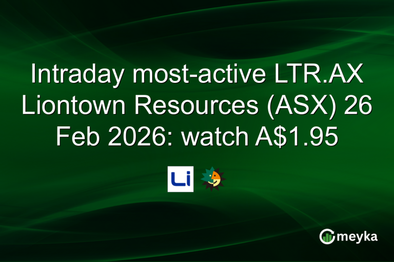 Intraday most-active LTR.AX Liontown Resources (ASX) 26 Feb 2026: watch A$1.95