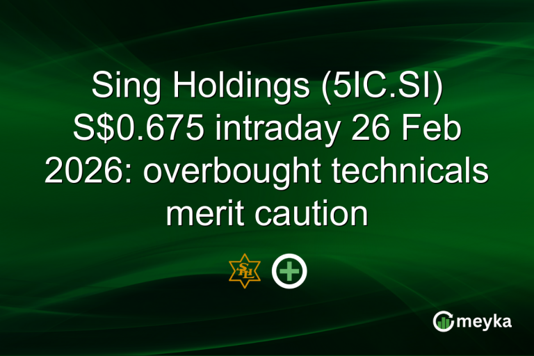 Sing Holdings (5IC.SI) S$0.675 intraday 26 Feb 2026: overbought technicals merit caution