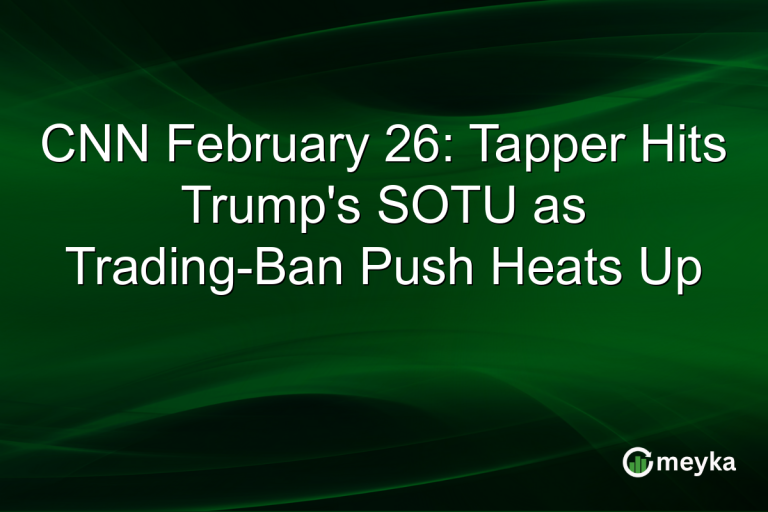CNN February 26: Tapper Hits Trump's SOTU as Trading-Ban Push Heats Up