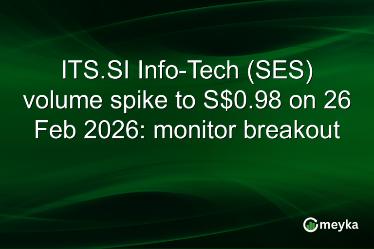 ITS.SI Info-Tech (SES) volume spike to S$0.98 on 26 Feb 2026: monitor breakout