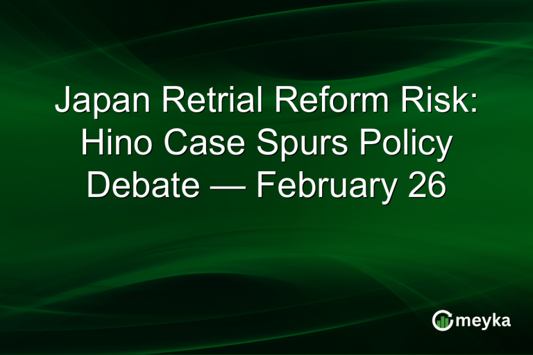 Japan Retrial Reform Risk: Hino Case Spurs Policy Debate — February 26