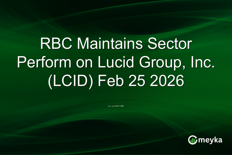 RBC Maintains Sector Perform on Lucid Group, Inc. (LCID) Feb 25 2026