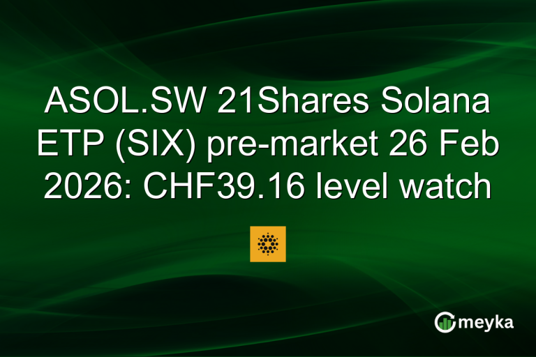 ASOL.SW 21Shares Solana ETP (SIX) pre-market 26 Feb 2026: CHF39.16 level watch