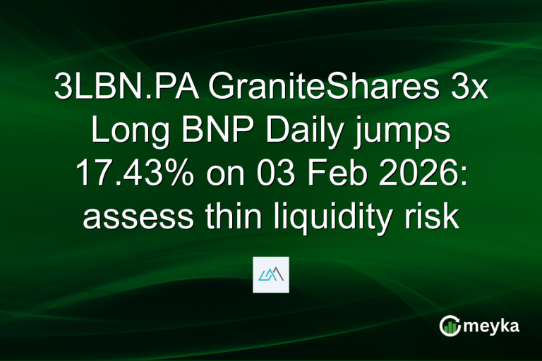 3LBN.PA GraniteShares 3x Long BNP Daily jumps 17.43% on 03 Feb 2026: assess thin liquidity risk