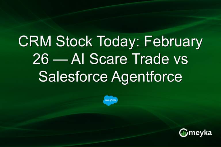 CRM Stock Today: February 26 — AI Scare Trade vs Salesforce Agentforce
