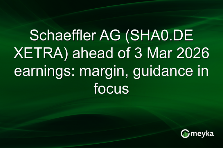 Schaeffler AG (SHA0.DE XETRA) ahead of 3 Mar 2026 earnings: margin, guidance in focus